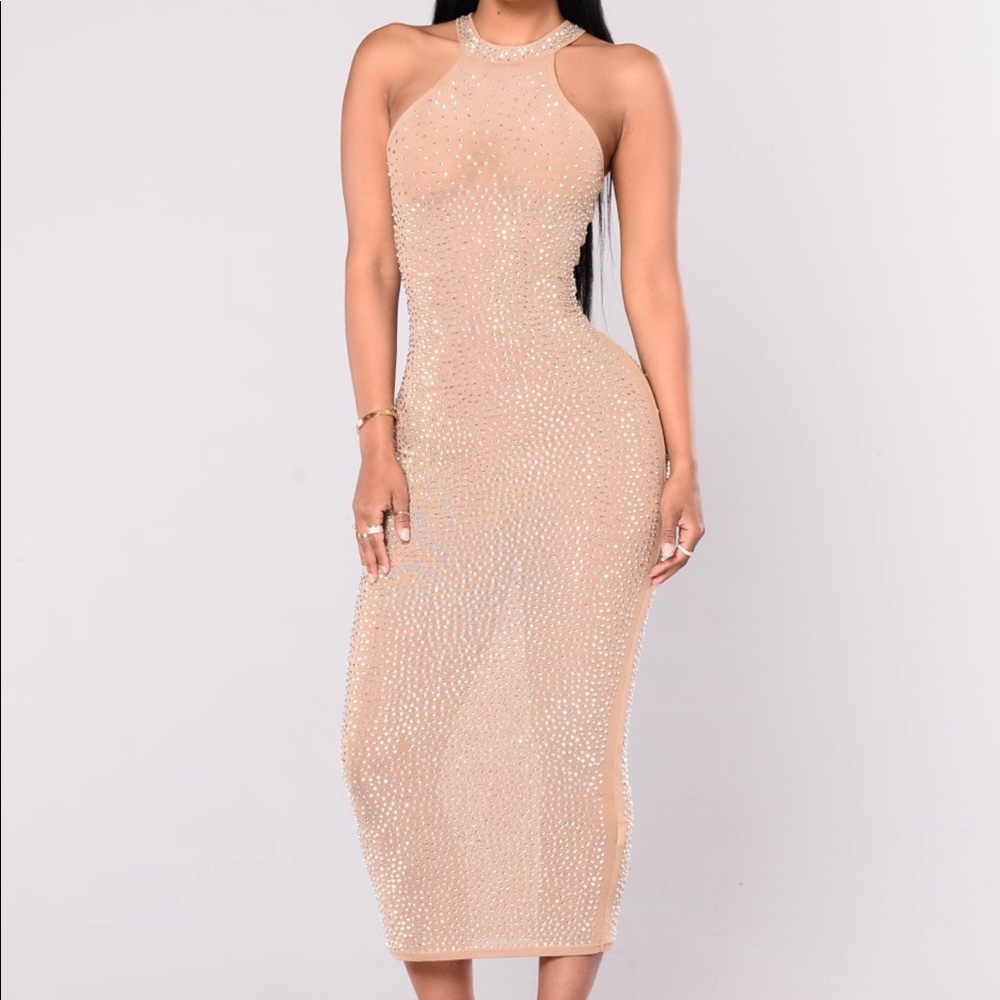 Fashionova rhinestone dress